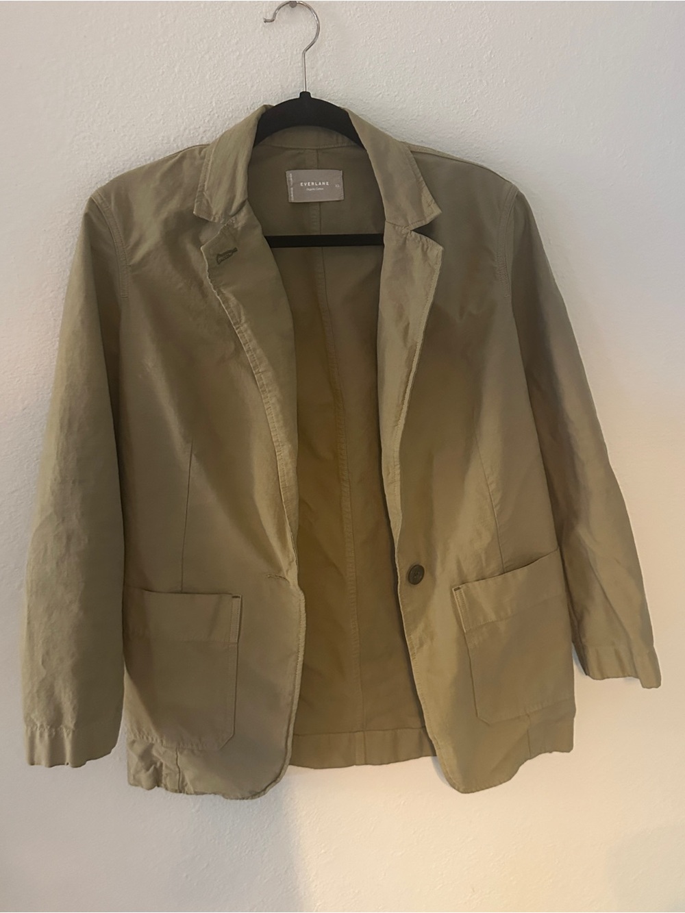 Everlane Light Green Women's Blazer Jacket